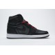 Air Jordan 1 Retro High OG Black Satin Gym Red