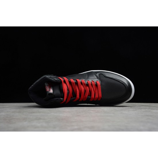 Jordan 1 Retro High Black Gym Red 555088-060 Basketball Shoes