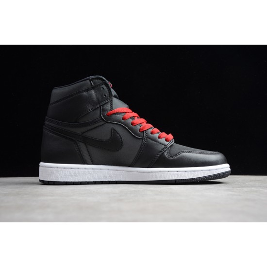 Jordan 1 Retro High Black Gym Red 555088-060 Basketball Shoes