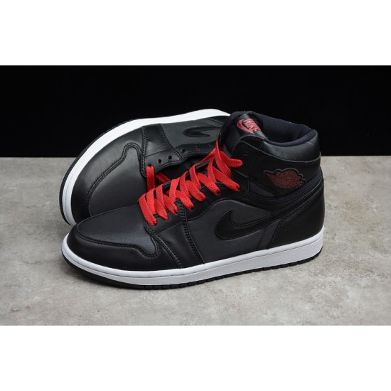 Jordan 1 Retro High Black Gym Red 555088-060 Basketball Shoes