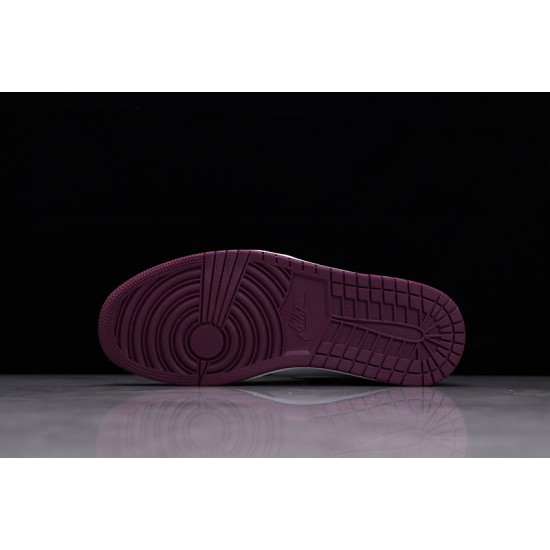 Jordan 1 Retro High Bordeaux 555088-611 Basketball Shoes