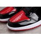 Jordan 1 Retro High Bred Patent 555088-063 Basketball Shoes