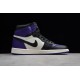 Jordan 1 Retro High Court Purple 555088-501 Basketball Shoes