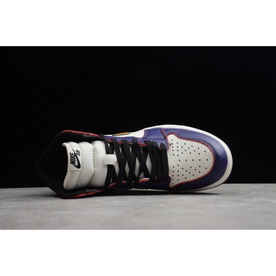 Jordan 1 Retro High Court Purple CD6578-507 Basketball Shoes
