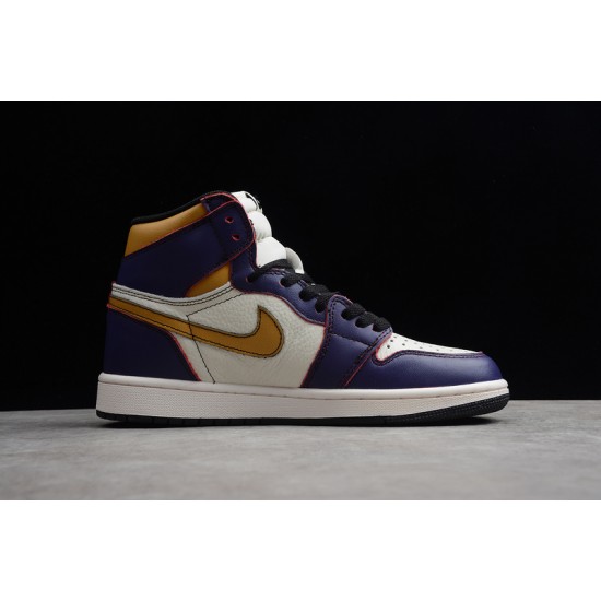 Jordan 1 Retro High Court Purple CD6578-507 Basketball Shoes
