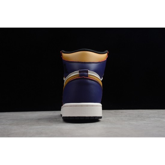 Jordan 1 Retro High Court Purple CD6578-507 Basketball Shoes