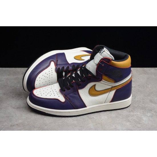 Jordan 1 Retro High Court Purple CD6578-507 Basketball Shoes