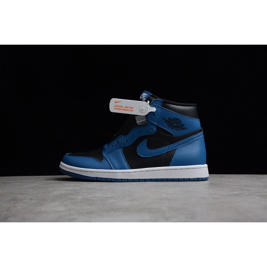 Jordan 1 Retro High Datk Marina Blue 555088-404 Basketball Shoes