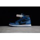 Jordan 1 Retro High Datk Marina Blue 555088-404 Basketball Shoes