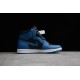 Jordan 1 Retro High Datk Marina Blue 555088-404 Basketball Shoes