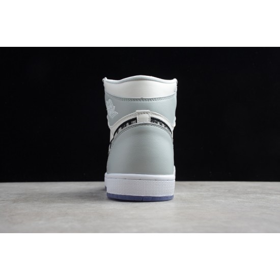 Jordan 1 Retro High Dior X 553668-999 Basketball Shoes