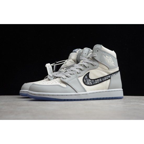 Jordan 1 Retro High Dior X CN8607-002 Basketball Shoes