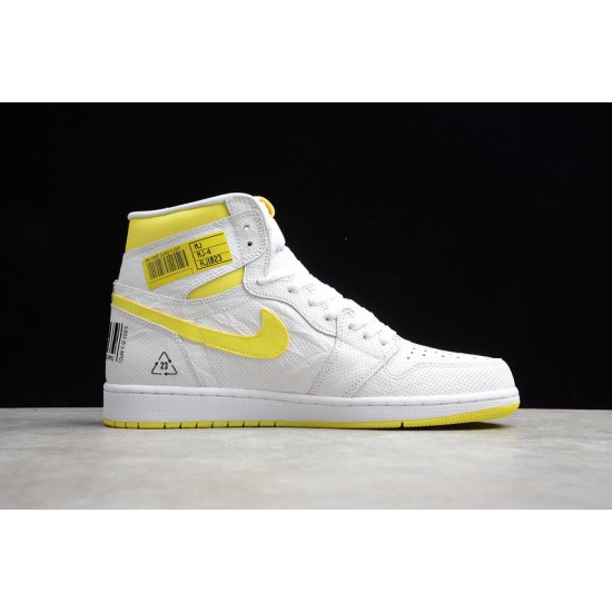Jordan 1 Retro High First Class Flight 555088-170 Basketball Shoes