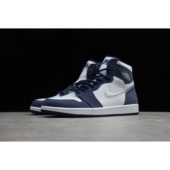 Jordan 1 Retro High Midnight Navy DC1788-100 Basketball Shoes