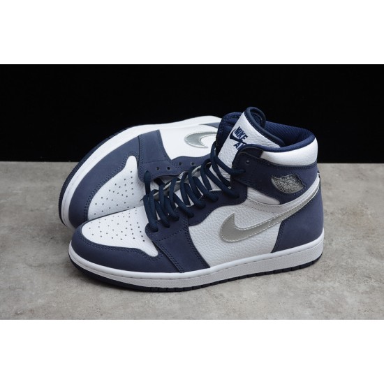 Jordan 1 Retro High Midnight Navy DC1788-100 Basketball Shoes