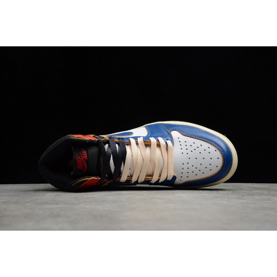 Jordan 1 Retro High NRG Storm Blue BV1300-146 Basketball Shoes