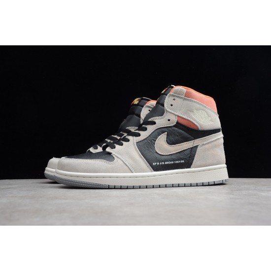 Jordan 1 Retro High Neutral Grey 555088-018 Basketball Shoes
