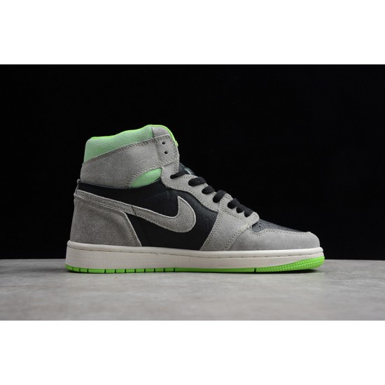 Jordan 1 Retro High Neutral Grey Volt 555088-070 Basketball Shoes