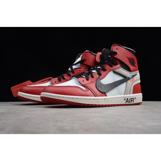 Jordan 1 Retro High Off-White X AA3837-101 Basketball Shoes
