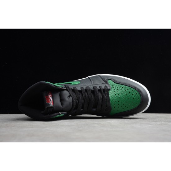 Jordan 1 Retro High Pine Green 555088-030 Basketball Shoes