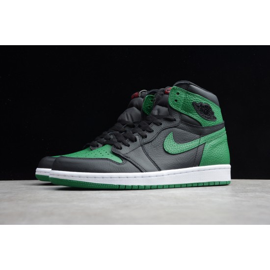 Jordan 1 Retro High Pine Green 555088-030 Basketball Shoes