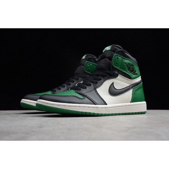 Jordan 1 Retro High Pine Green 555088-302 Basketball Shoes