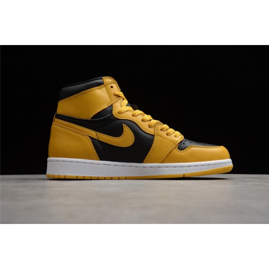 Jordan 1 Retro High Pollen 555088-701 Basketball Shoes