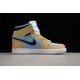Jordan 1 Retro High Psychic Blue Sesame CT0979-400 Basketball Shoes