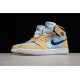 Jordan 1 Retro High Psychic Blue Sesame CT0979-400 Basketball Shoes