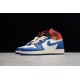 Jordan 1 Retro High Storm Blue BV1300-146 Basketball Shoes