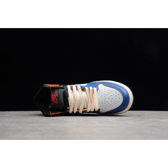 Jordan 1 Retro High Storm Blue BV1300-146 Basketball Shoes
