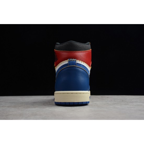 Jordan 1 Retro High Storm Blue BV1300-146 Basketball Shoes