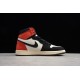 Jordan 1 Retro High TS SP Sail Black Red CD4487-103 Basketball Shoes