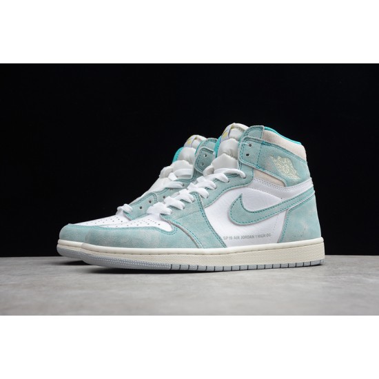 Jordan 1 Retro High Turbo Green 555088-311 Basketball Shoes
