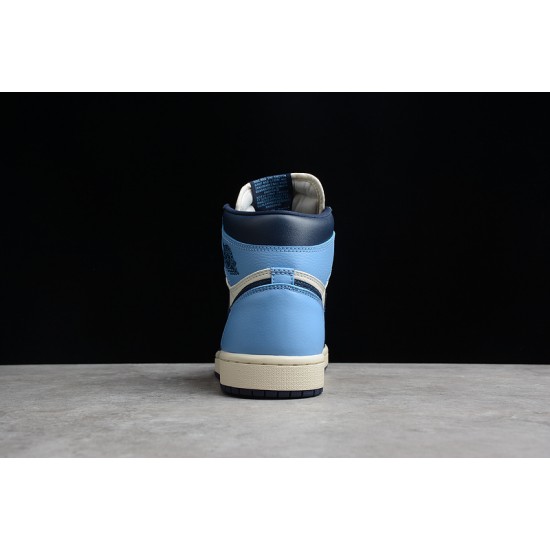 Jordan 1 Retro High UNC 555088-140 Basketball Shoes Blue