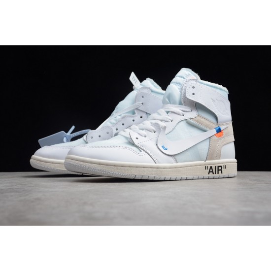Jordan 1 Retro High White 2018 AQ8296-100 Basketball Shoes
