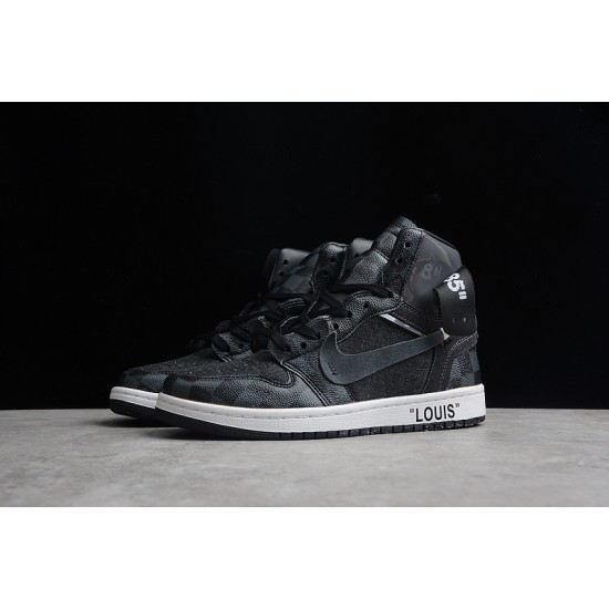 Jordan 1 Retro High X Off Whit X LV AQ081 Basketball Shoes