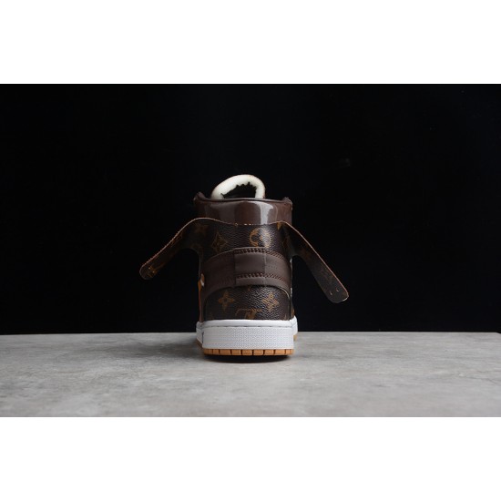 Jordan 1 Retro High X Off Whit X LV AQ0818-158 Basketball Shoes