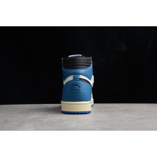 Jordan 1 Retro High X Travis Scott Military Blue DH3227-105 Basketball Shoes