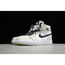 Jordan 1 Retro High Zoom Comfort Light Bone CT0979-002 Basketball Shoes