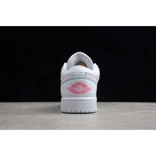 Jordan 1 Retro Low Aurora Green 554723101 Basketball Shoes Women