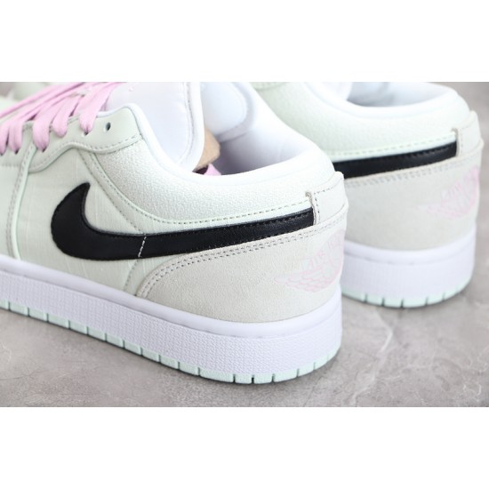 Jordan 1 Retro Low Barely GreenCZ0776300 Basketball Shoes