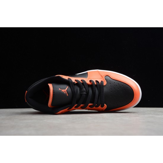 Jordan 1 Retro Low Black Turf Orange CK3022008 Basketball Shoes Unisex