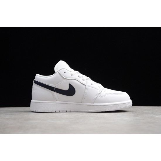 Jordan 1 Retro Low Black White 553560114 Basketball Shoes Unisex
