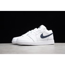 Jordan 1 Retro Low Black White 553560114 Basketball Shoes Unisex
