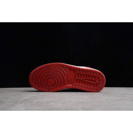 Jordan 1 Retro Low Bred Toe 553558612 Basketball Shoes