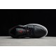 Jordan 1 Retro Low Brushstroke Swoosh  Black Red DA4659001 Basketball Shoes Unisex