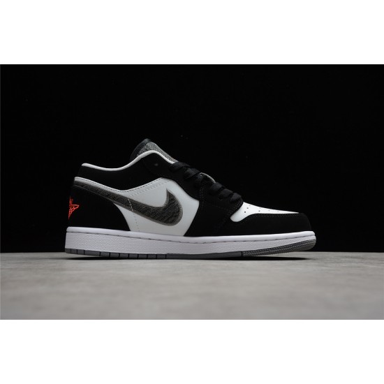 Jordan 1 Retro Low Canvas Swoosh 553558029 Basketball Shoes