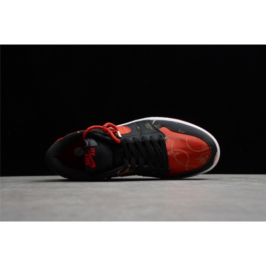 Jordan 1 Retro Low Chinese New Year DD2233001 Basketball Shoes
