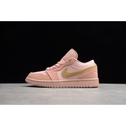 Jordan 1 Retro Low Coral Stardust CJ9216676 Basketball Shoes Women